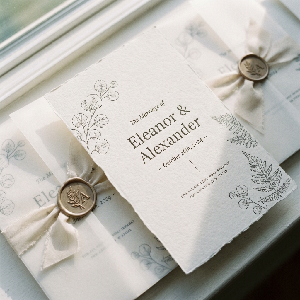 Traditional Wedding Invitation